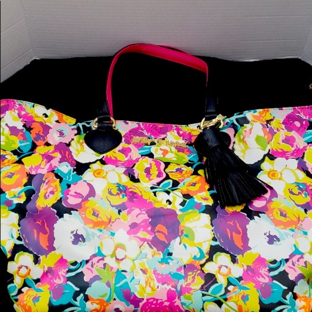 Betsey Johnson floral tote